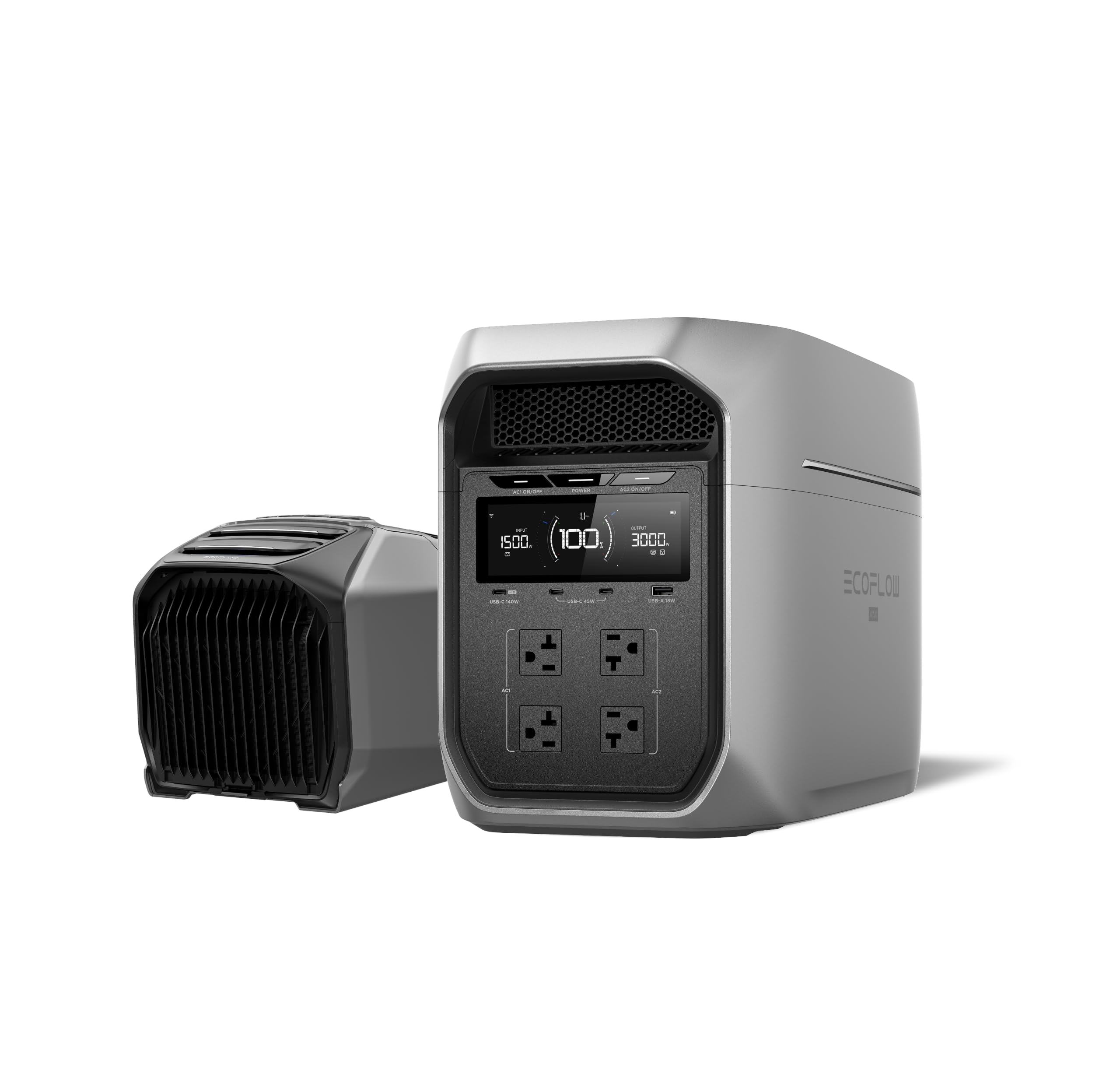 Amazon.co.jp: EcoFlow ポータブル電源 DELTA 3 Max Plus 2048Wh 【VGP